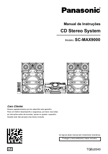 Manual Panasonic SC-MAX9000LB Aparelho de som