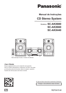 Manual Panasonic SC-AKX660LB Aparelho de som