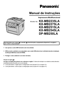 Manual Panasonic KX-MB2505LA Impressora multifunções