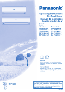 Manual Panasonic YS9NKV-7 Air Conditioner