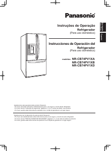 Manual de uso Panasonic NR-CB74PV1XA Frigorífico combinado