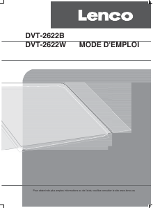 Manual de uso Lenco DVT-2622B Televisor de LCD