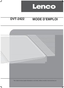 Mode d’emploi Lenco DVT-2422 Téléviseur LCD