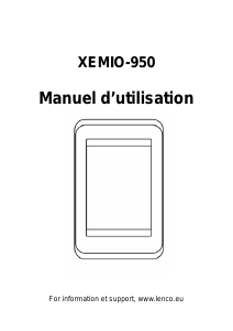 Mode d’emploi Lenco XEMIO-950 Lecteur Mp3