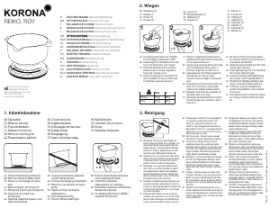 Manual Korona Reiko Balança de cozinha