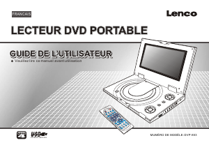 Mode d’emploi Lenco DVP-853 Lecteur DVD