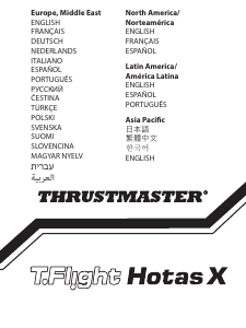 Handleiding Thrustmaster T.Flight Hotas X Gamecontroller