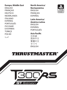 Manual de uso Thrustmaster T300RS GT Edition Mando