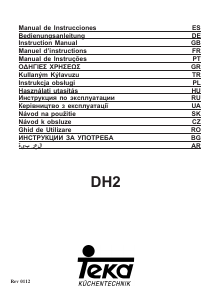 كتيب Teka DH2 ISLA 1285 مدخنة موقد طبخ