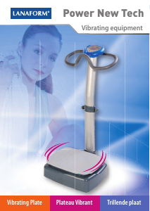 Manual Lanaform Power New Tech Vibration Plate