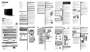Manual Panasonic TC-75GX880B Viera Televisor LED