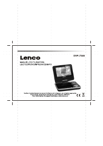 Mode d’emploi Lenco DVP-7300 Lecteur DVD