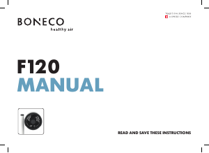 Manual de uso Boneco F120 Ventilador