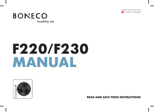 Návod Boneco F220 Ventilátor