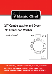 Bruksanvisning Magic Chef MCSCWD27G5 Kombinerad tvätt-tork