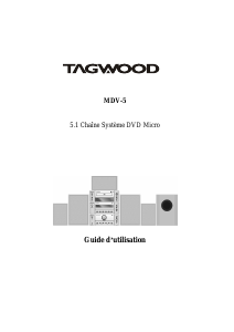 Mode d’emploi Tagwood MDV-5 Système home cinéma
