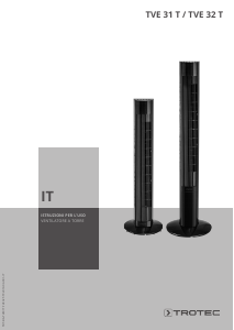 Manuale Trotec TVE 32 T Ventilatore