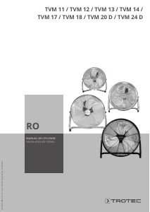 Manual Trotec TVM 13 Ventilator