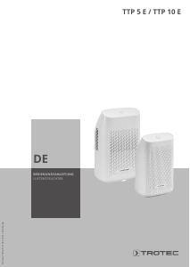 Bedienungsanleitung Trotec TTP 5 E Luftentfeuchter