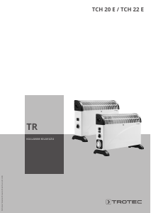 Kullanım kılavuzu Trotec TCH 22 E Isıtıcı