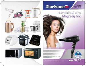 Manual BlueStone HDB-1861 Hair Dryer