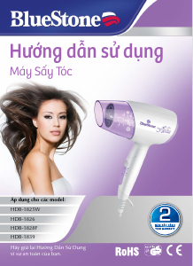 Manual BlueStone HDB-1826 Hair Dryer