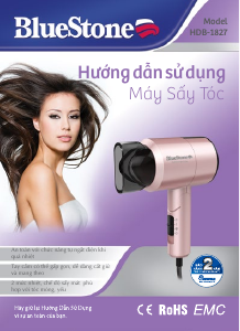 Manual BlueStone HDB-1827 Hair Dryer