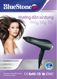 Manual BlueStone HDB-1846 Hair Dryer