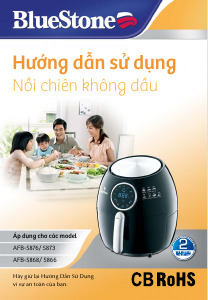 Hướng dẫn sử dụng BlueStone AFB-5866 Nồi chiên không dầu