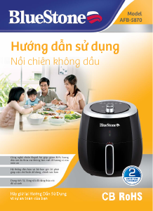 Hướng dẫn sử dụng BlueStone AFB-5870 Nồi chiên không dầu