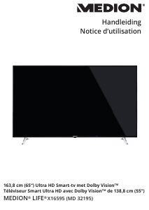 Handleiding Medion LIFE X16595 (MD 32195) LED televisie