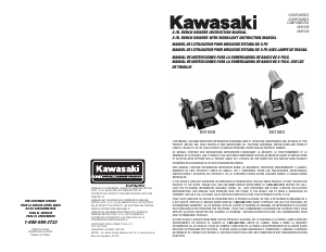 Bruksanvisning Kawasaki 691599 Bänkslipmaskin