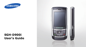 Manual Samsung GH-D900E Mobile Phone