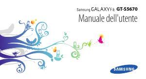 Manuale Samsung GT-S5670 Galaxy Fit Telefono cellulare