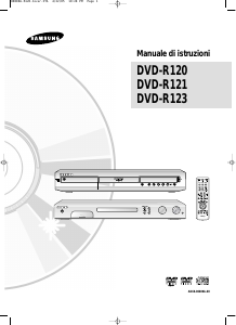 Manuale Samsung DVD-R123 Lettore DVD