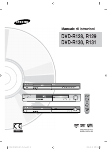 Manuale Samsung DVD-R131 Lettore DVD
