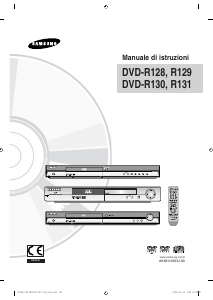 Manual Samsung DVD-R131 DVD Player