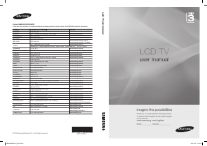 Manuale Samsung LE26C350D1W LCD televisore