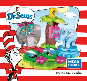 Manual Mega Bloks set FNJ73 Dr Seuss Horton finds a who