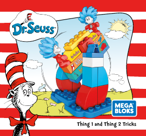 Handleiding Mega Bloks set FNJ70 Dr Seuss Thing 1 & thing 2 tricks