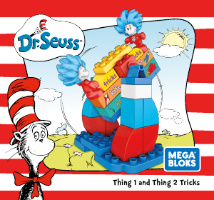 Manual Mega Bloks set FNJ70 Dr Seuss Thing 1 & thing 2 tricks