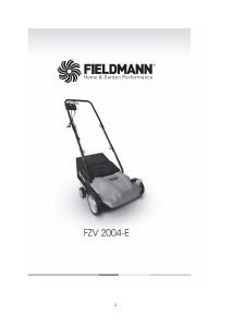 Manual Fieldmann FZV 2004-E Scarificator