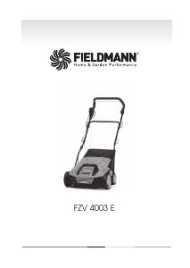 Handleiding Fieldmann FZV 4003-E Verticuteermachine