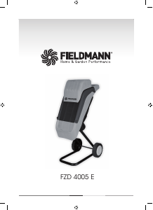 Használati útmutató Fieldmann FZD 4005-E Kerti aprítógép