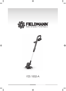 Руководство Fieldmann FZS 1002-A Триммер для газона