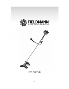 Manual Fieldmann FZS 3002 B Trimmer de gazon