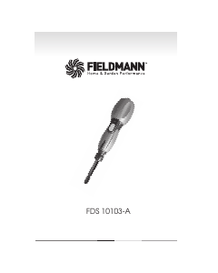 Návod Fieldmann FDS 10103 Skrutkovač