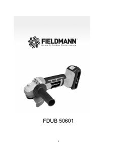 Manual Fieldmann FDUB 50601 Polizor unghiular