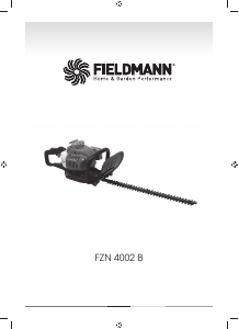 Manual Fieldmann FZN 4002-B Hedgecutter