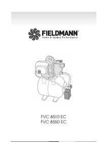 Návod Fieldmann FVC 8550 EC Záhradné čerpadlo